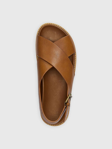 ZANE leather sandals - 5