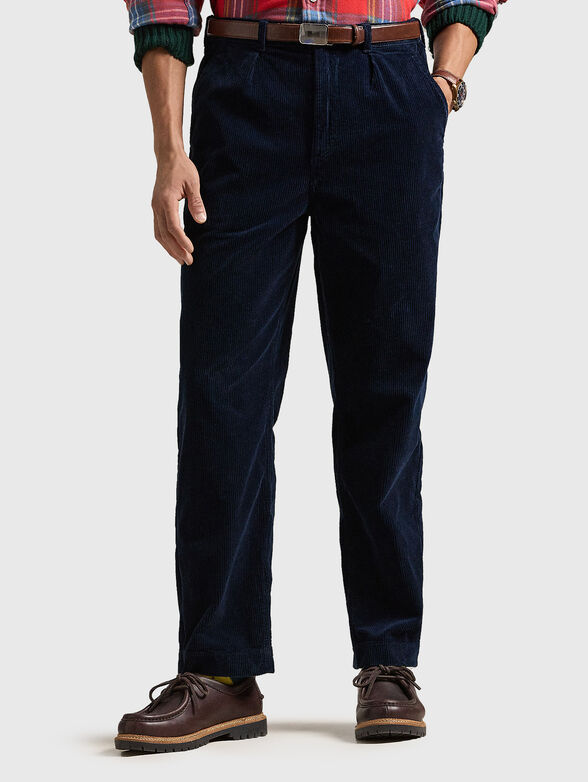 Blue velvet jeans - 1