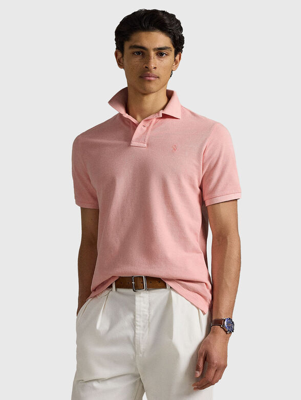 Slim cotton polo shirt - 1
