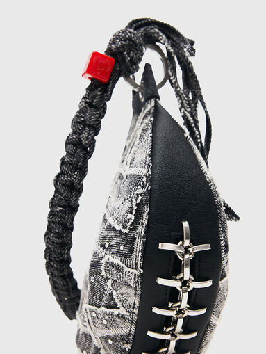 Denim bag with studs - 4