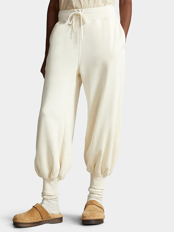 Sports pants with accent elastic - 1