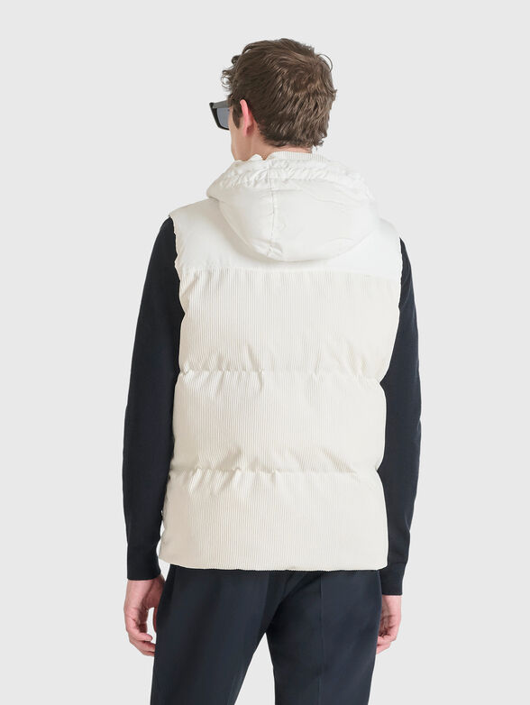 Padded vest with corduroy - 2