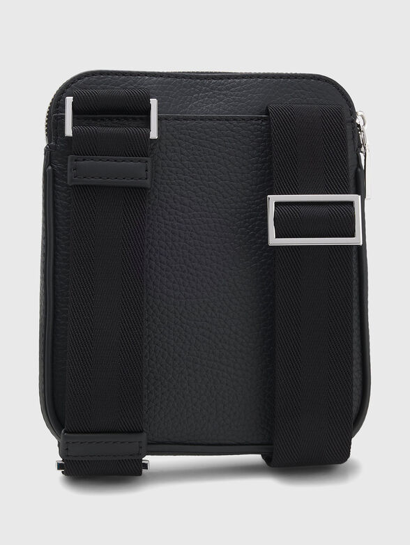 Black leather crossbody bag - 2