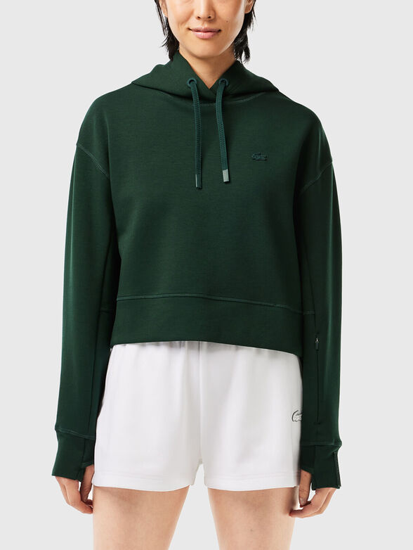 Sweatshirt with logo detail in blue - 1