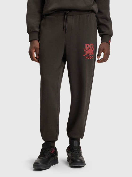 Памучен спортен панталон HUGO x RB - 1