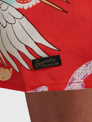 VINTAGE midi dress with slits - 4