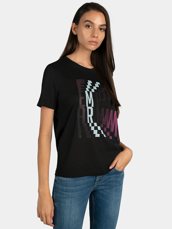 Lyocell Т-shirt with logo - 1