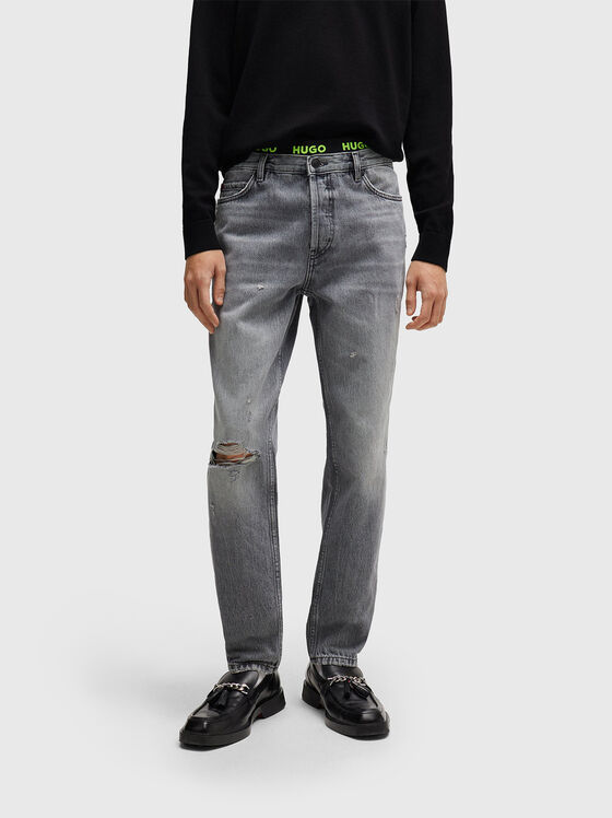 HUGO 634 grey straight jeans - 1