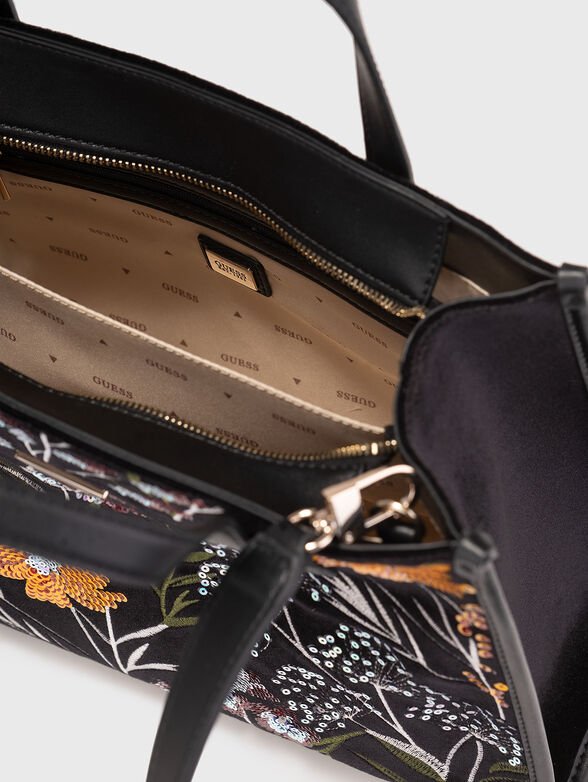ZALINA 2 tote bag with floral motifs - 6