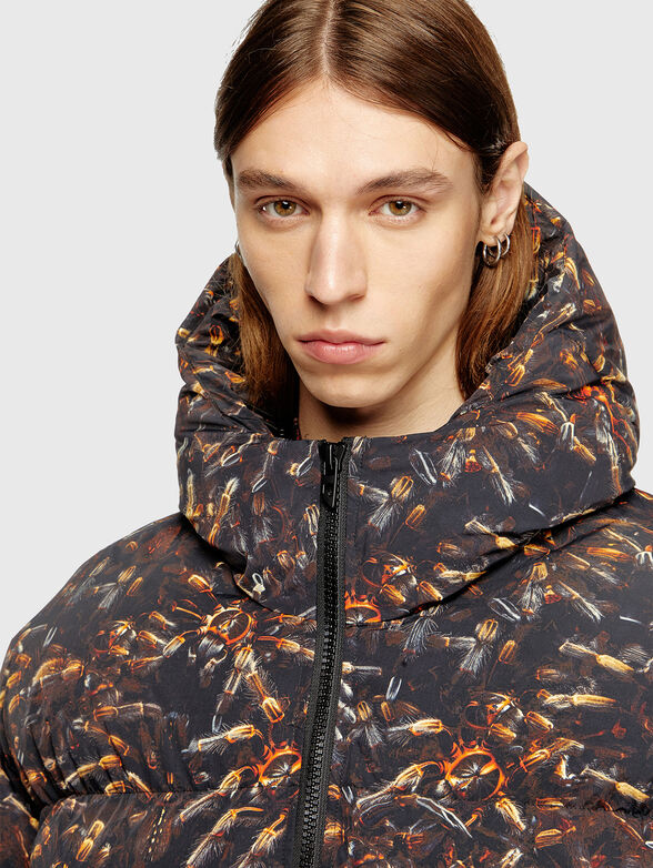W-SPIDER jacket with hood and accent print - 4