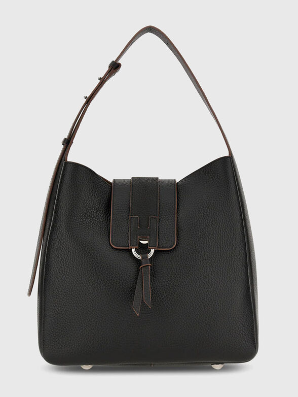 Black calfskin bag - 1