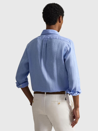 Long-sleeved linen shirt - 3