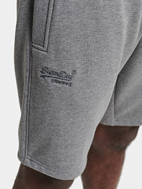 Shorts in grey color - 4