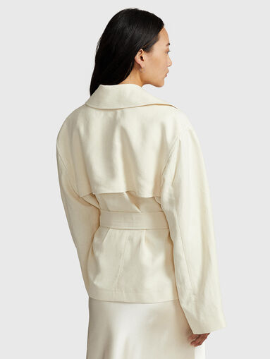 Short cotton trench  - 3