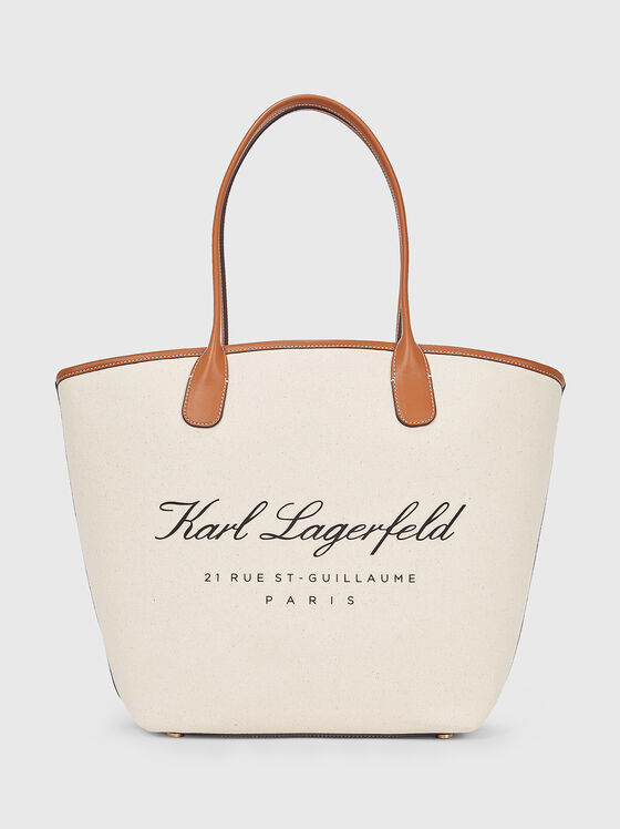 Голяма чанта с акцентно лого - 1