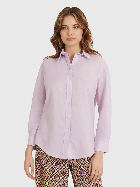 SUMMER GLAM light blue shirt - 1