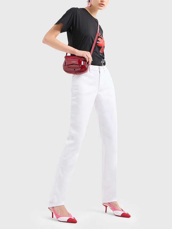 T-shirt with logo print in black - 2