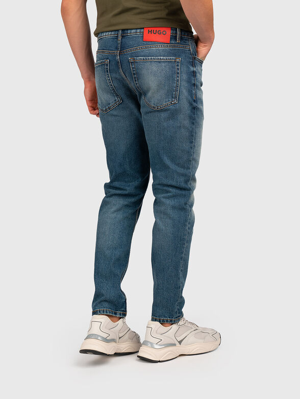 Blue jeans with washed effect - 2