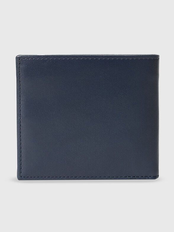 BILLFOLD leather wallet with logo embroidery - 2