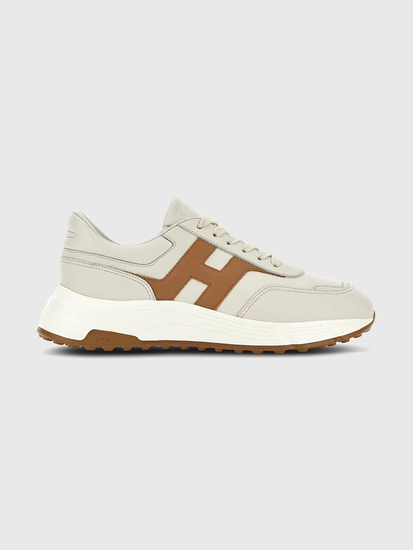 Genuine leather sneakers - 1