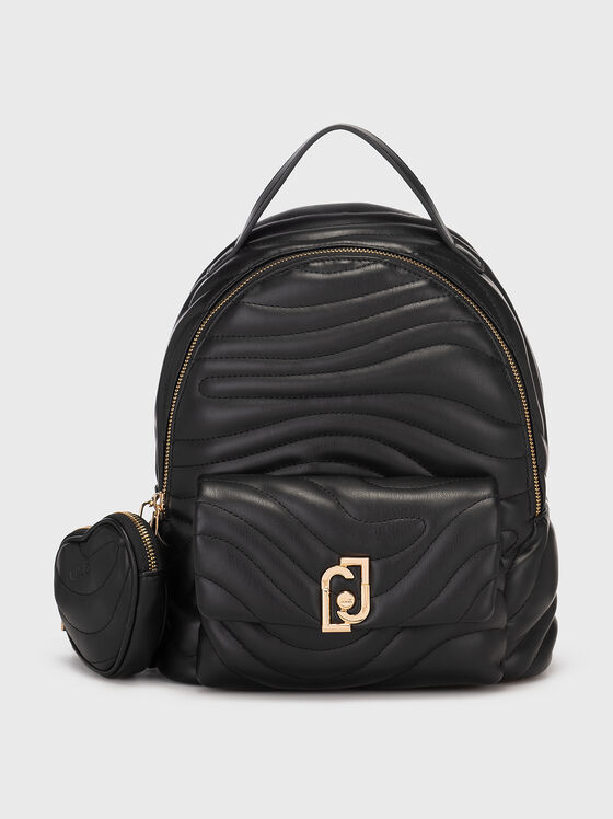 Quilted effect backpack  - 1