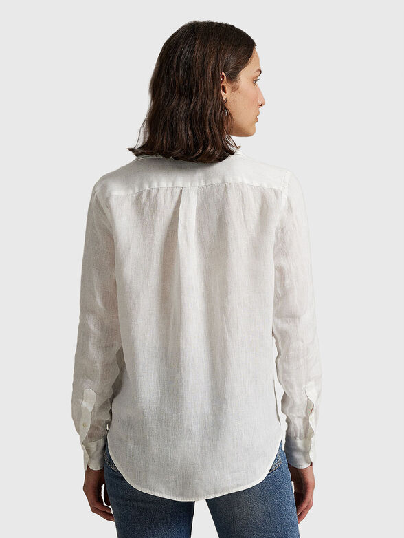 White linen shirt - 2