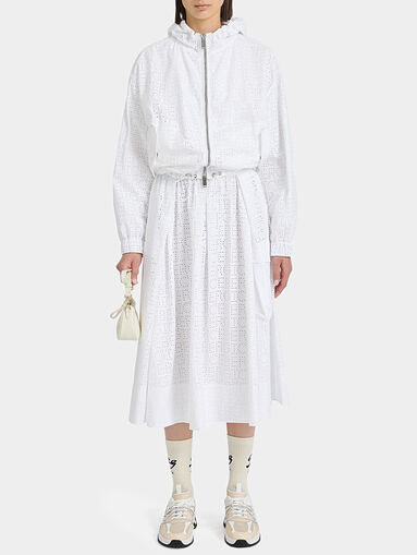 Skirt with Sangallo logo effect - 5