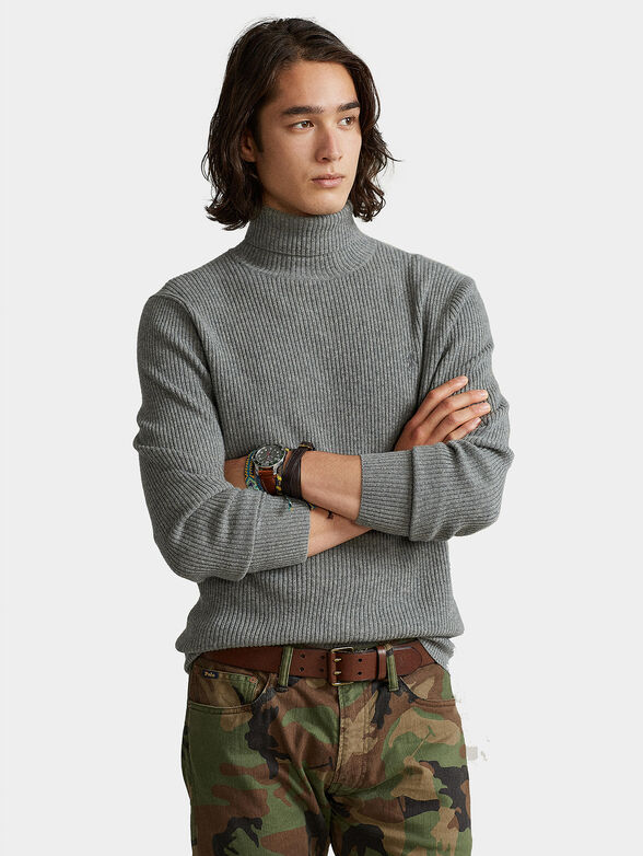 Merino wool turtleneck sweater  - 1