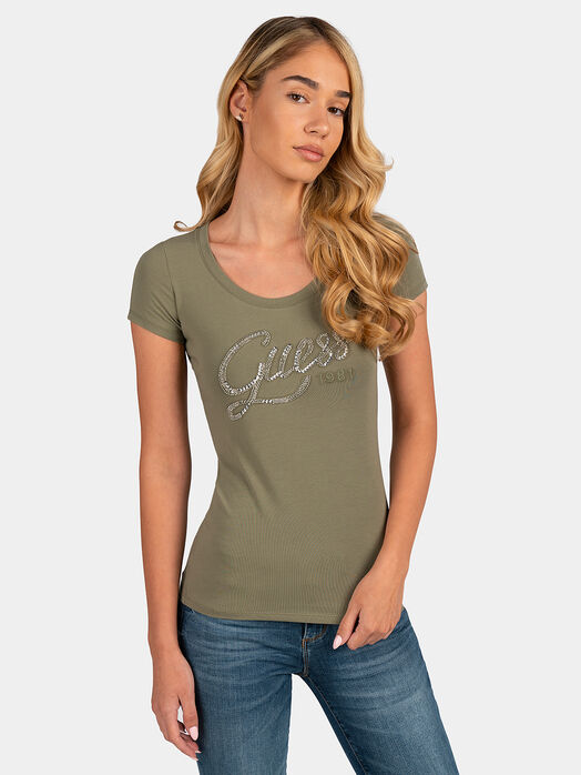 BRYANNA T-shirt with sparkling details