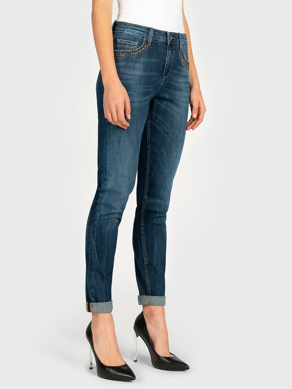 Regular jeans with applications - 1