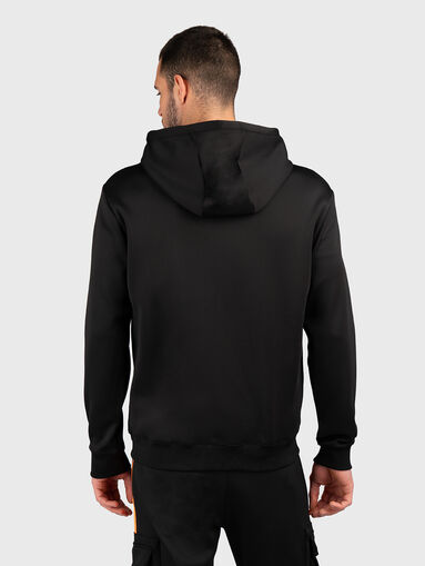 DALACH black sweatshirt with contrasting elements - 3