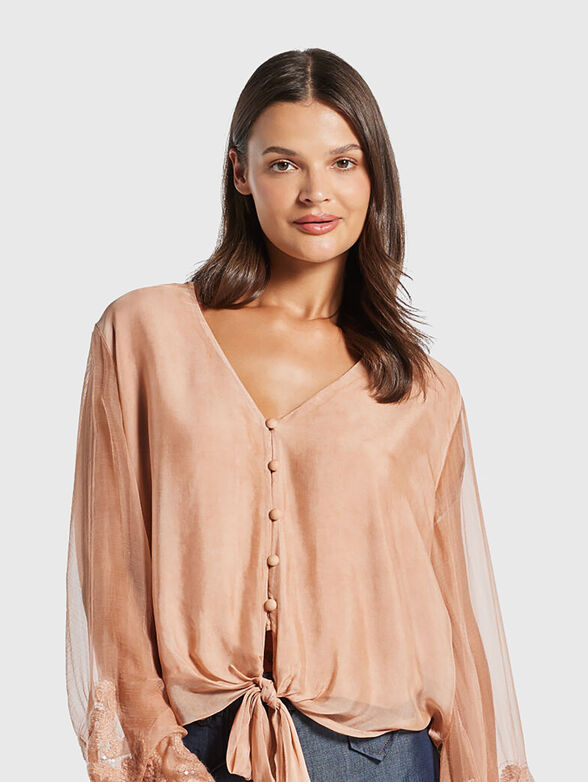 CAMILLA blouse with buttons - 4