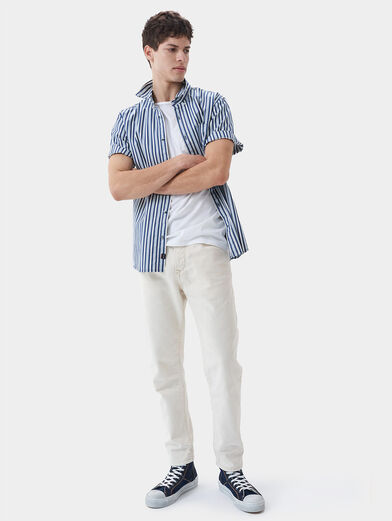 Striped shirt with short sleeves - 6