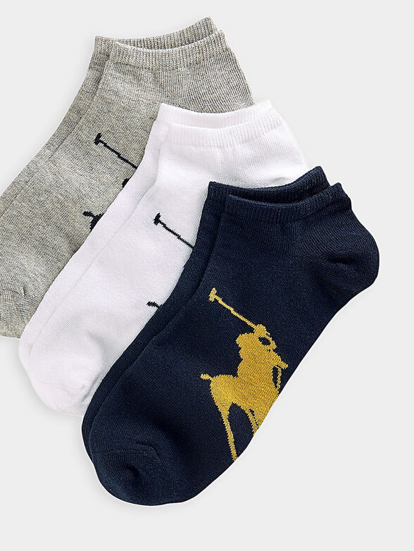 Set of three pairs of socks with logo - 2