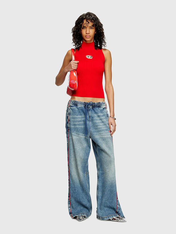 M-ONERVAX black knit top  - 2