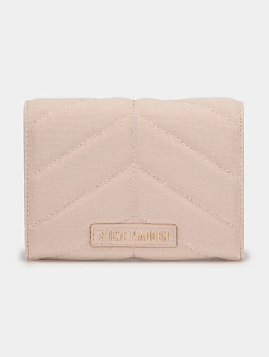 BASHA-C beige purse with logo accent - 3