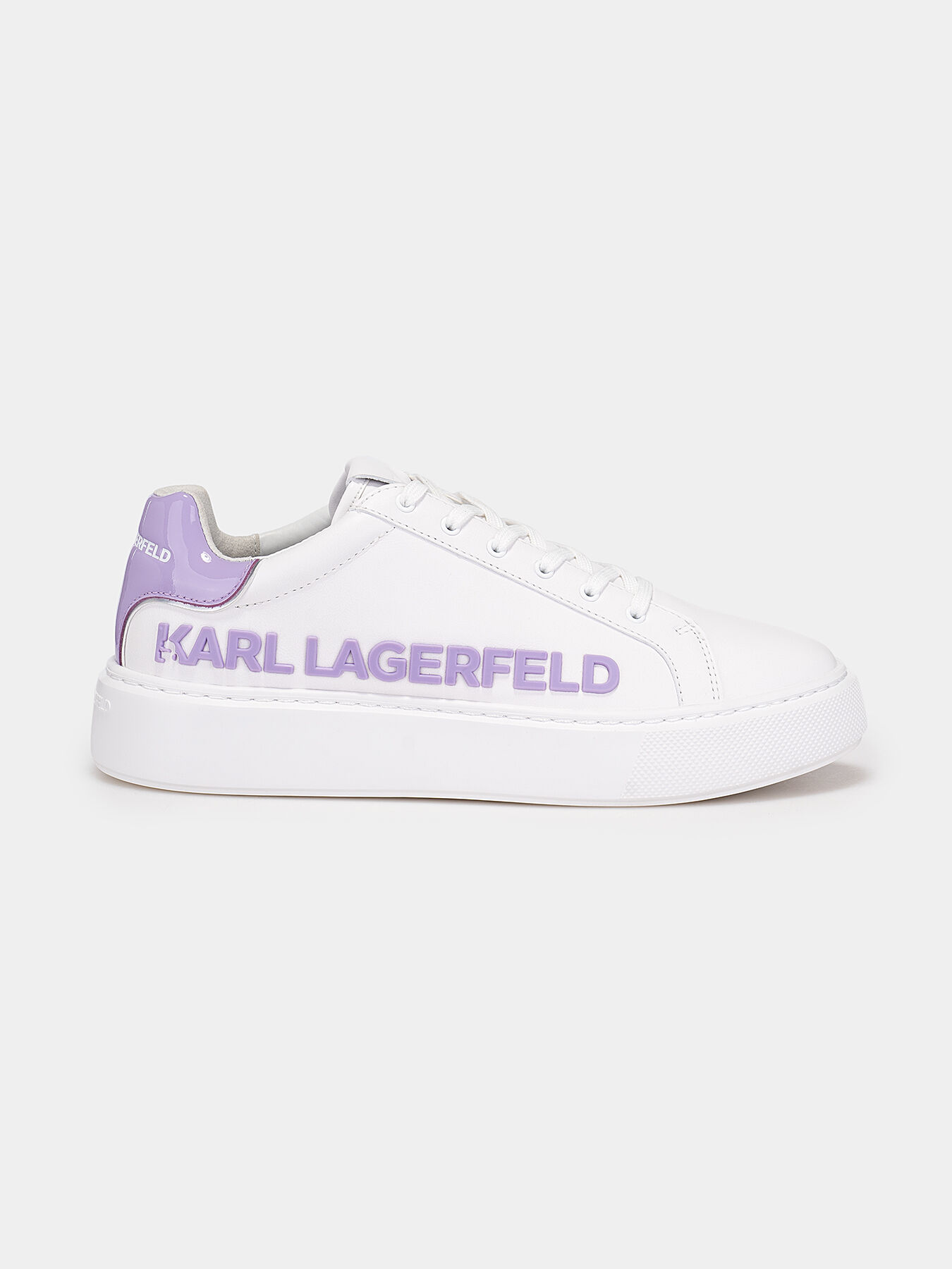 Sneakers with embossed side logo brand Karl Lagerfeld —  Globalbrandsstore.com/en