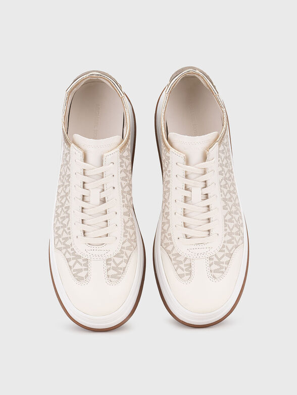 Sports shoes with logo print - 6