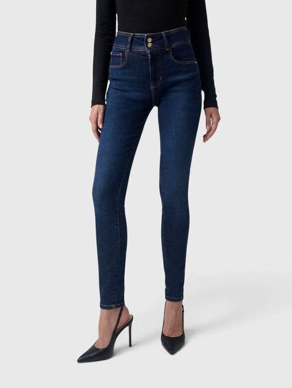 Skinny jeans with lifting effect - 1