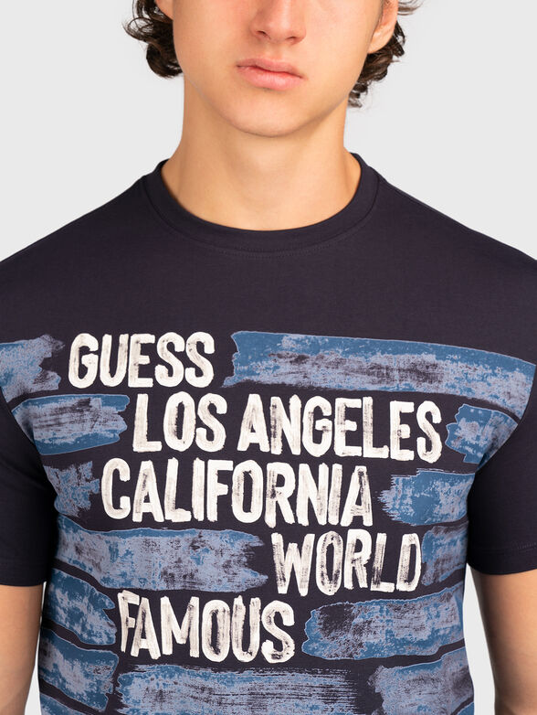 T-shirt with contrast print - 4