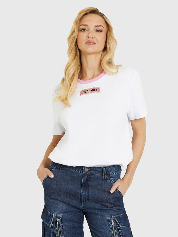 Rhinestones logo T-shirt - 1