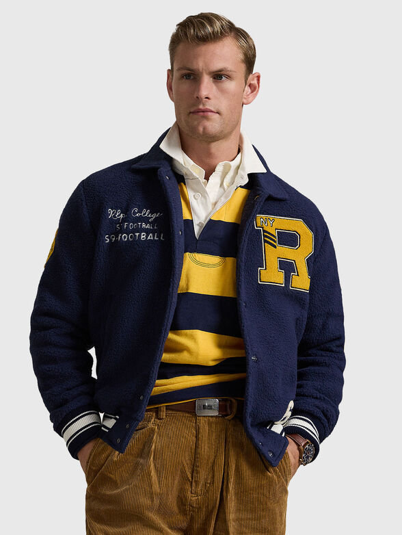 Bomber jacket with contrasting inscriptions - 1