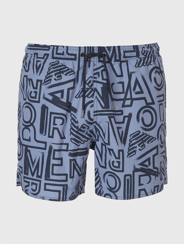 Beach shorts with logo print - 2
