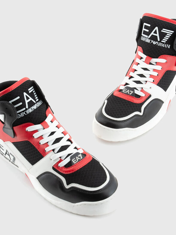 BASKED MID SUMMER high black sneakers - 4