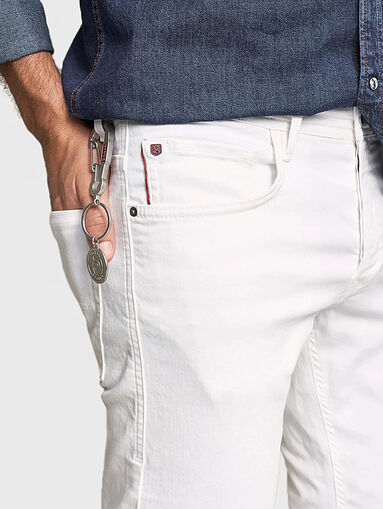 CLASH White skinny jeans - 4