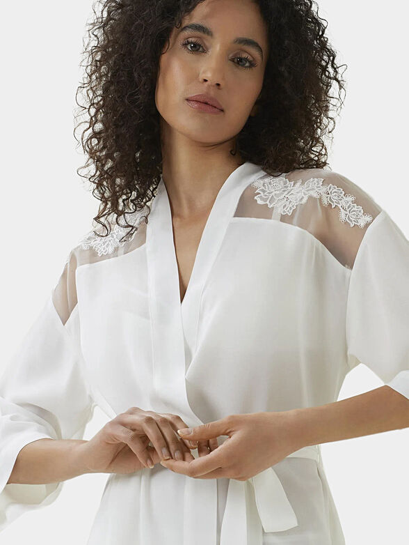 BRIDE DREAM kimono with floral details - 3