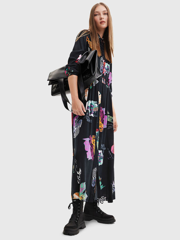 KASSANDRA long dress with buttons - 6