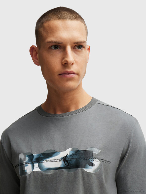 Printed cotton T-shirt - 4