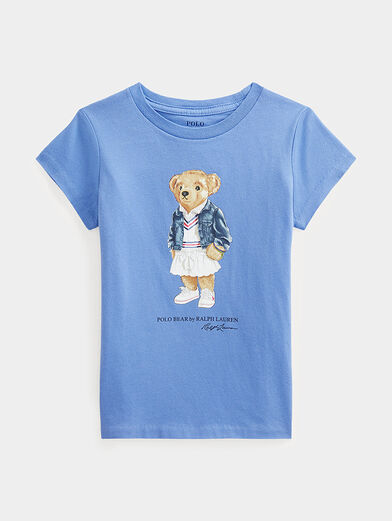 Polo Bear printed cotton T-shirt - 1