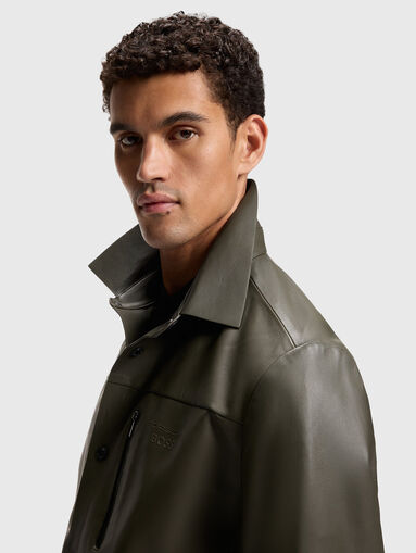 PORSCHE X BOSS leather jacket  - 4